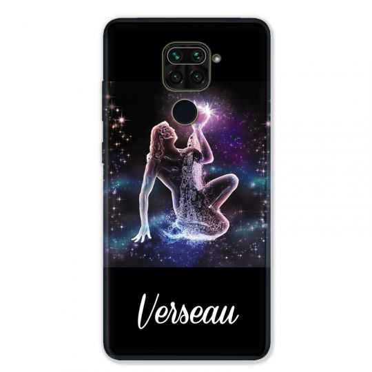 Coque pour Xiaomi Redmi Note 9 - signe zodiaque 2 Verseau
