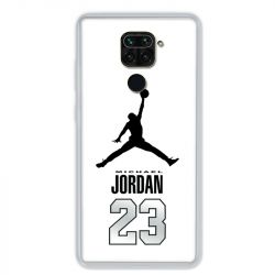 Coque pour Xiaomi Redmi Note 9 - Jordan 23 Blanc