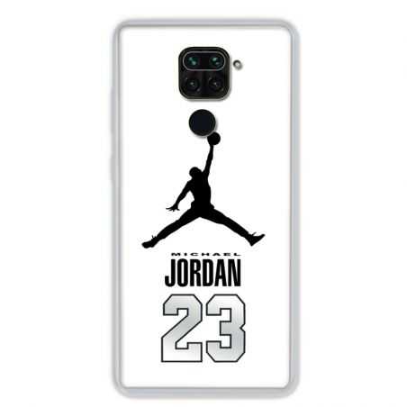 Coque pour Xiaomi Redmi Note 9 - Jordan 23 Blanc