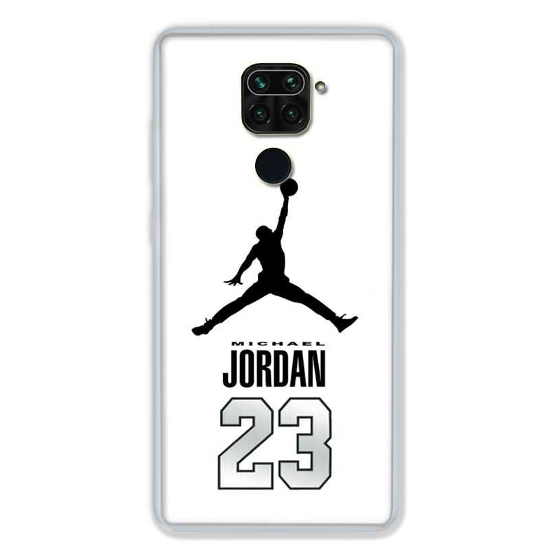 Coque pour Xiaomi Redmi Note 9 - Jordan 23 Blanc