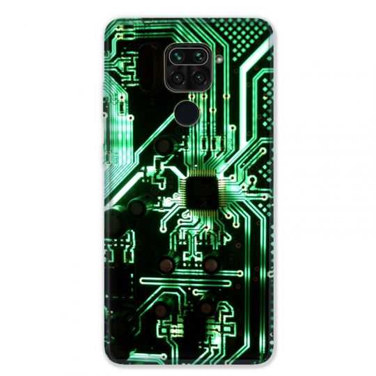 Coque pour Xiaomi Redmi Note 9 - Trompe œil composant