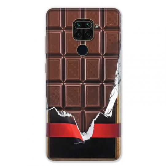 Coque pour Xiaomi Redmi Note 9 - Trompe œil chocolat