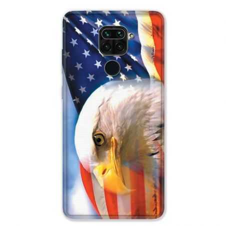 Coque pour Xiaomi Redmi Note 9 - Amerique USA Aigle