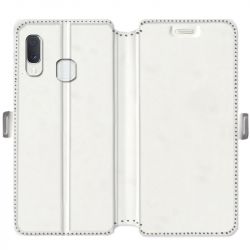 Housse cuir portefeuille pour Samsung Galaxy A20e personnalisee recto / verso