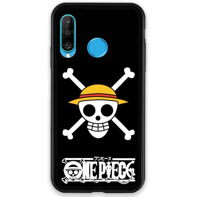 Coque pour Huawei P30 LITE Manga One Piece tete de mort
