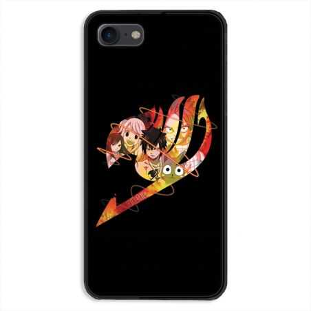 Coque pour iphone 7  / 8 / SE (2020) Manga Fairy Tail Logo Noir