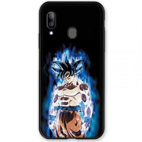 Coque pour Samsung Galaxy A20e Manga Dragon Ball Sangoku Noir