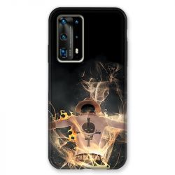 Coque pour Huawei P40 Manga One Piece Ace noir