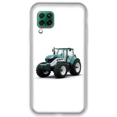 Coque pour Huawei P40 LITE Agriculture Tracteur Blanc