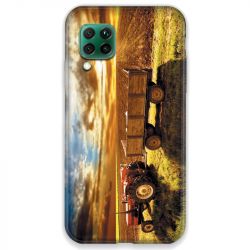 Coque pour Huawei P40 LITE Agriculture Tracteur color
