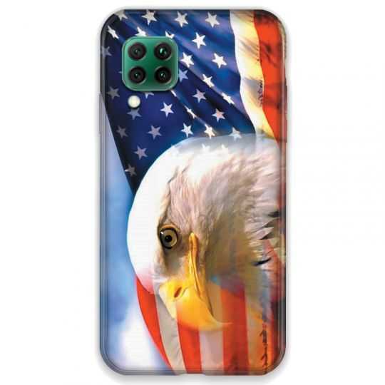 Coque pour Huawei P40 LITE Amerique USA Aigle