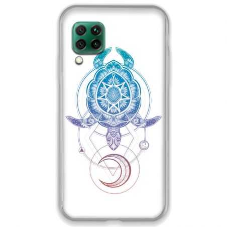 Coque pour Huawei P40 LITE Animaux Maori tortue color