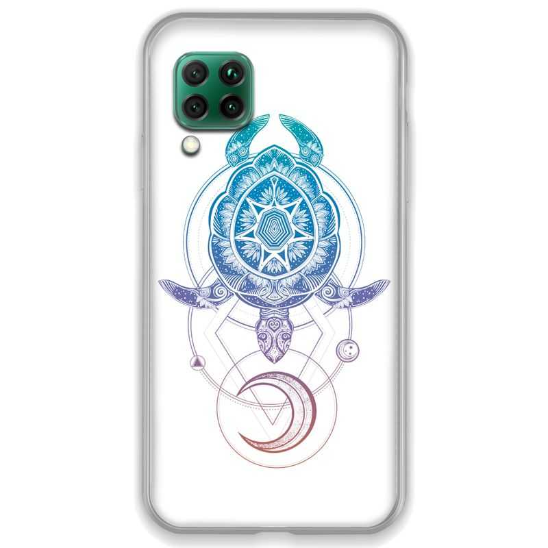 Coque pour Huawei P40 LITE Animaux Maori tortue color