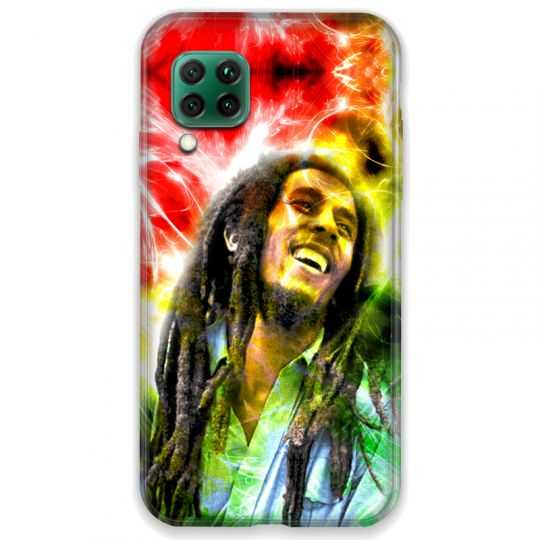Coque pour Huawei P40 LITE Bob Marley Color