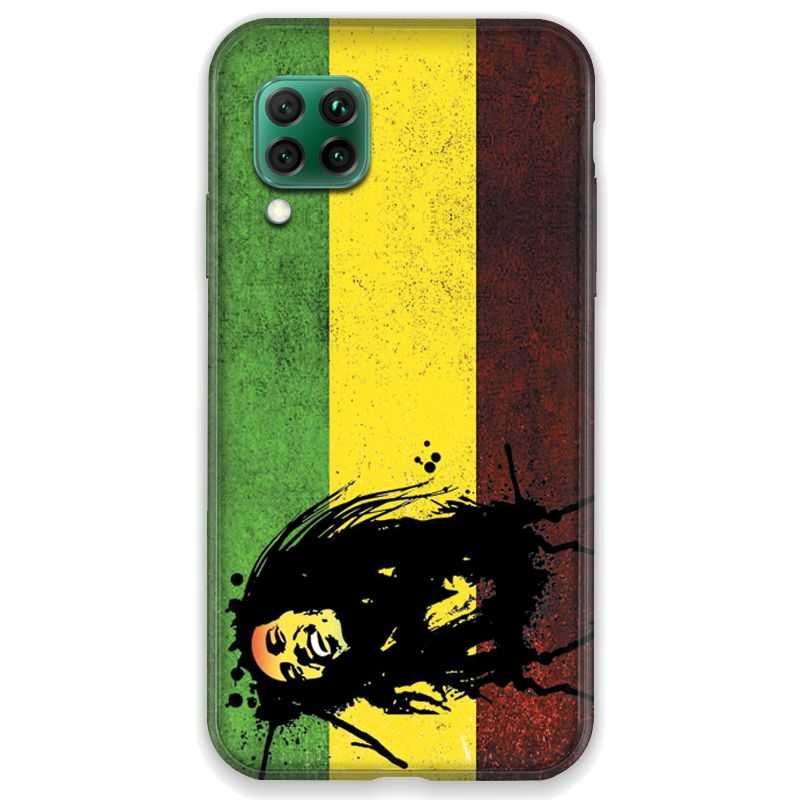 Coque pour Huawei P40 LITE Bob Marley Drapeau