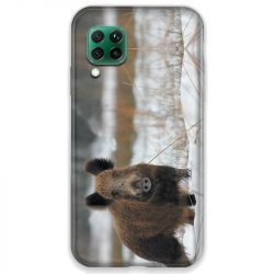 Coque pour Huawei P40 LITE chasse sanglier Neige