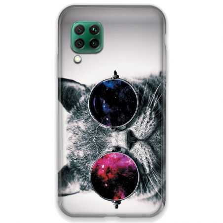 Coque pour Huawei P40 LITE Chat Fashion