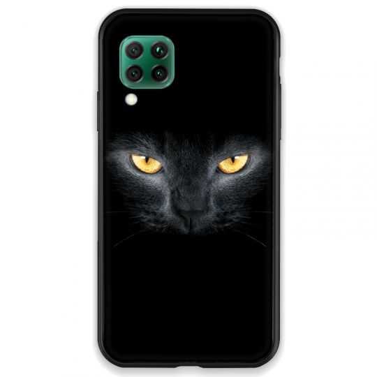 Coque pour Huawei P40 LITE Chat Noir