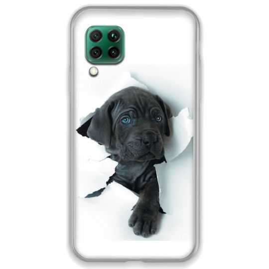Coque pour Huawei P40 LITE Chien noir