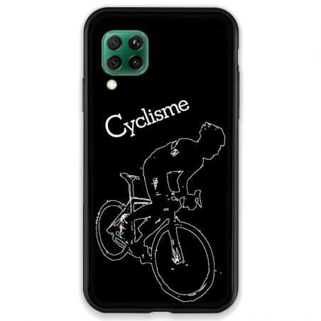 Coque pour Huawei P40 LITE Cyclisme Ombre blanche