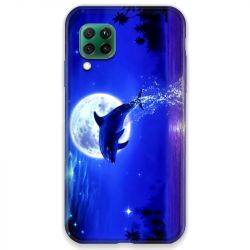 Coque pour Huawei P40 LITE Dauphin lune