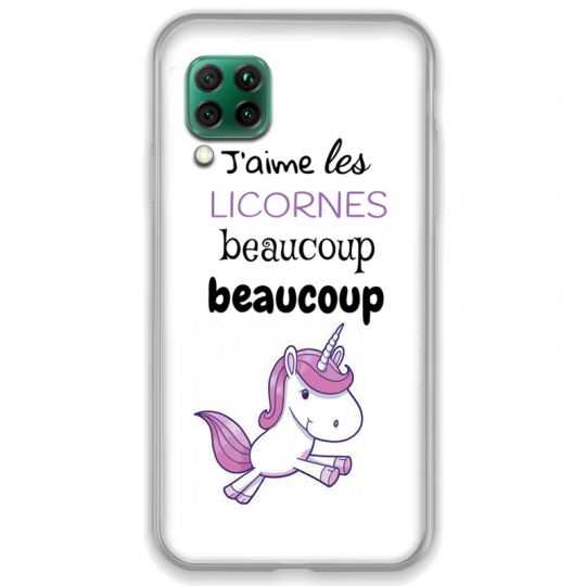 Coque pour Huawei P40 LITE Decale licornes