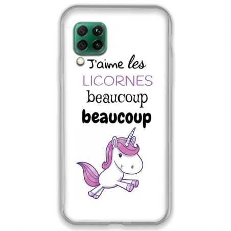 Coque pour Huawei P40 LITE Decale licornes