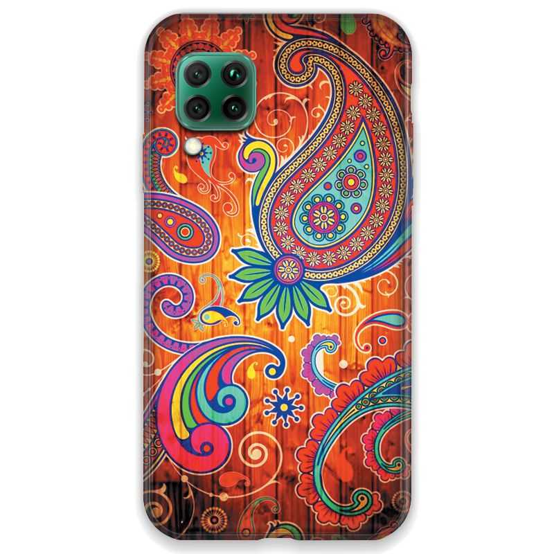 Coque pour Huawei P40 LITE fleur psychedelic