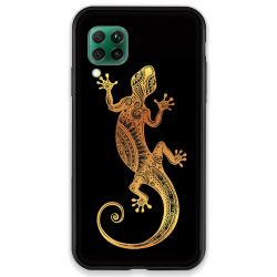 Coque pour Huawei P40 LITE Animaux Maori lezard noir
