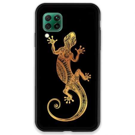 Coque pour Huawei P40 LITE Animaux Maori lezard noir
