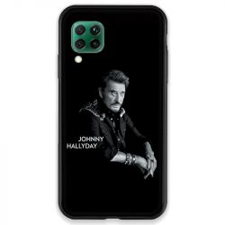 Coque pour Huawei P40 LITE Johnny Hallyday Noir