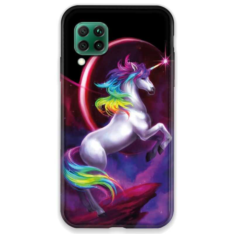 Coque pour Huawei P40 LITE Licorne Arc en ciel