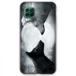 Coque pour Huawei P40 LITE Loup Duo