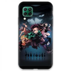 Coque pour Huawei P40 LITE Manga demon Slayer Noir