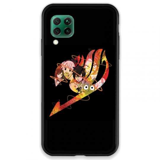 Coque pour Huawei P40 LITE Manga Fairy Tail Logo Noir