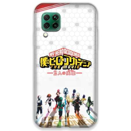 Coque pour Huawei P40 LITE Manga My hero academia blanc