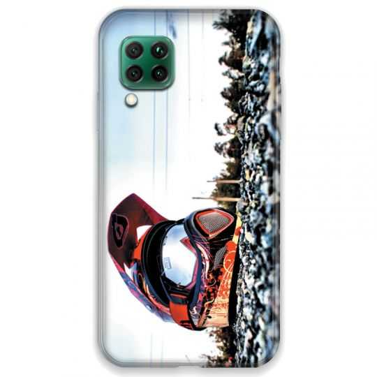 Coque pour Huawei P40 LITE Moto Casque Cross