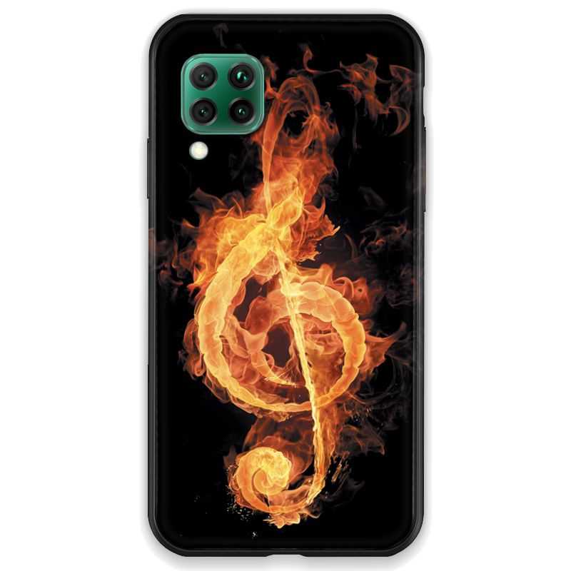 Coque pour Huawei P40 LITE Musique clé sol feu N