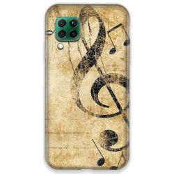 Coque pour Huawei P40 LITE Musique clé sol vintage