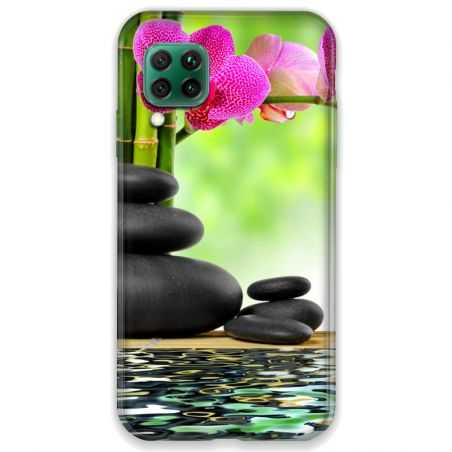 Coque pour Huawei P40 LITE orchidee eau
