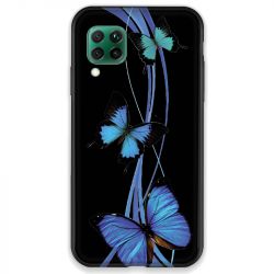 Coque pour Huawei P40 LITE papillons bleu