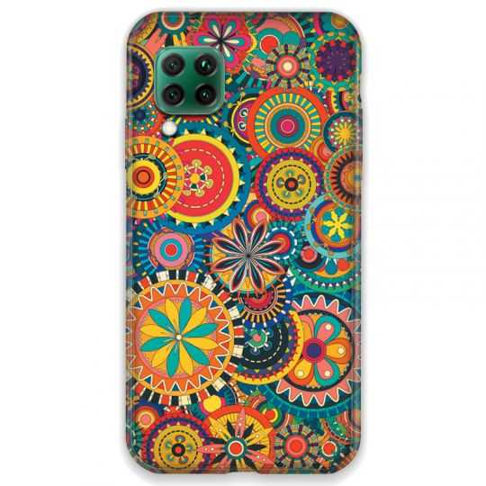 Coque pour Huawei P40 LITE Psychedelic Roue