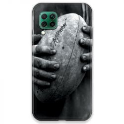 Coque pour Huawei P40 LITE Rugby ballon vintage