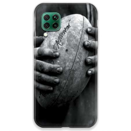 Coque pour Huawei P40 LITE Rugby ballon vintage
