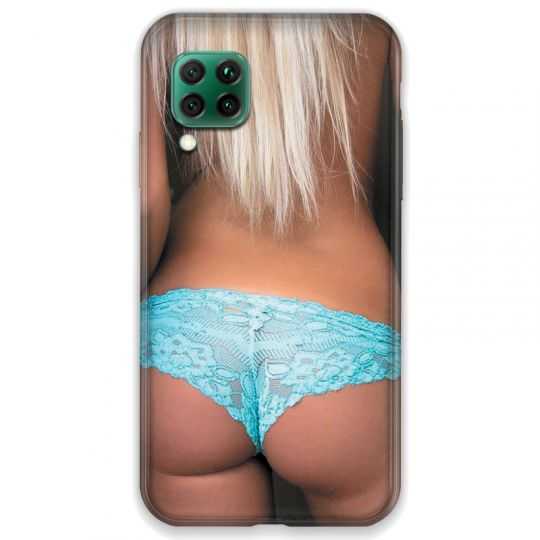 Coque pour Huawei P40 LITE Sexy tanga bleu