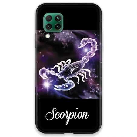 Coque pour Huawei P40 LITE signe zodiaque 2 Scorpion