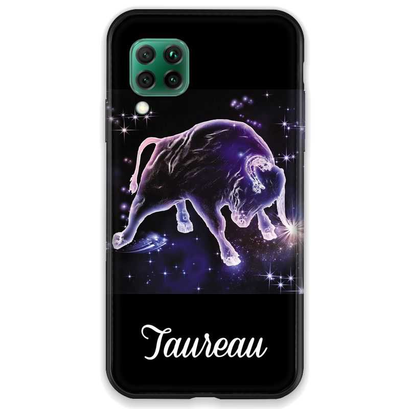 Coque pour Huawei P40 LITE signe zodiaque 2 Taureau