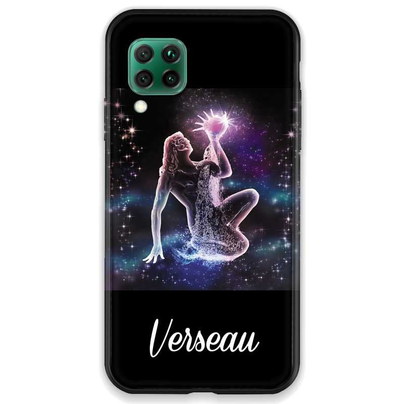 Coque pour Huawei P40 LITE signe zodiaque 2 Verseau