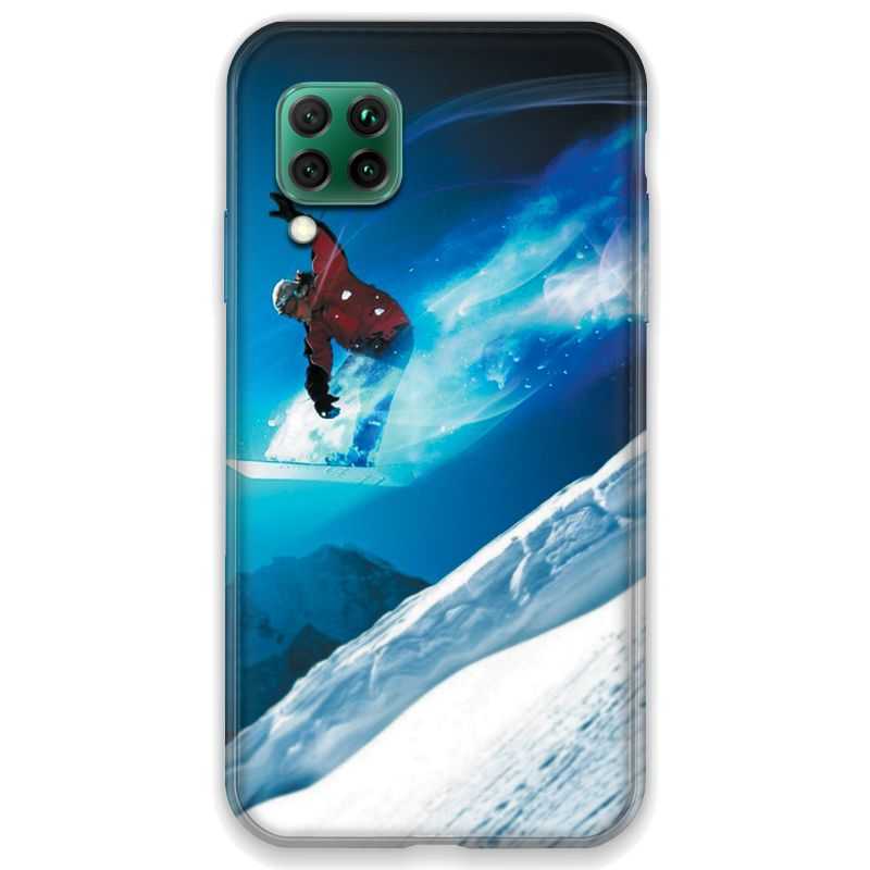 Coque pour Huawei P40 LITE Snowboard saut