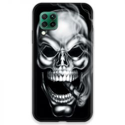 Coque pour Huawei P40 LITE tete de mort Fume